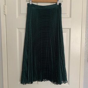 Club Monaco Pleated MIDI Skirt Size 0